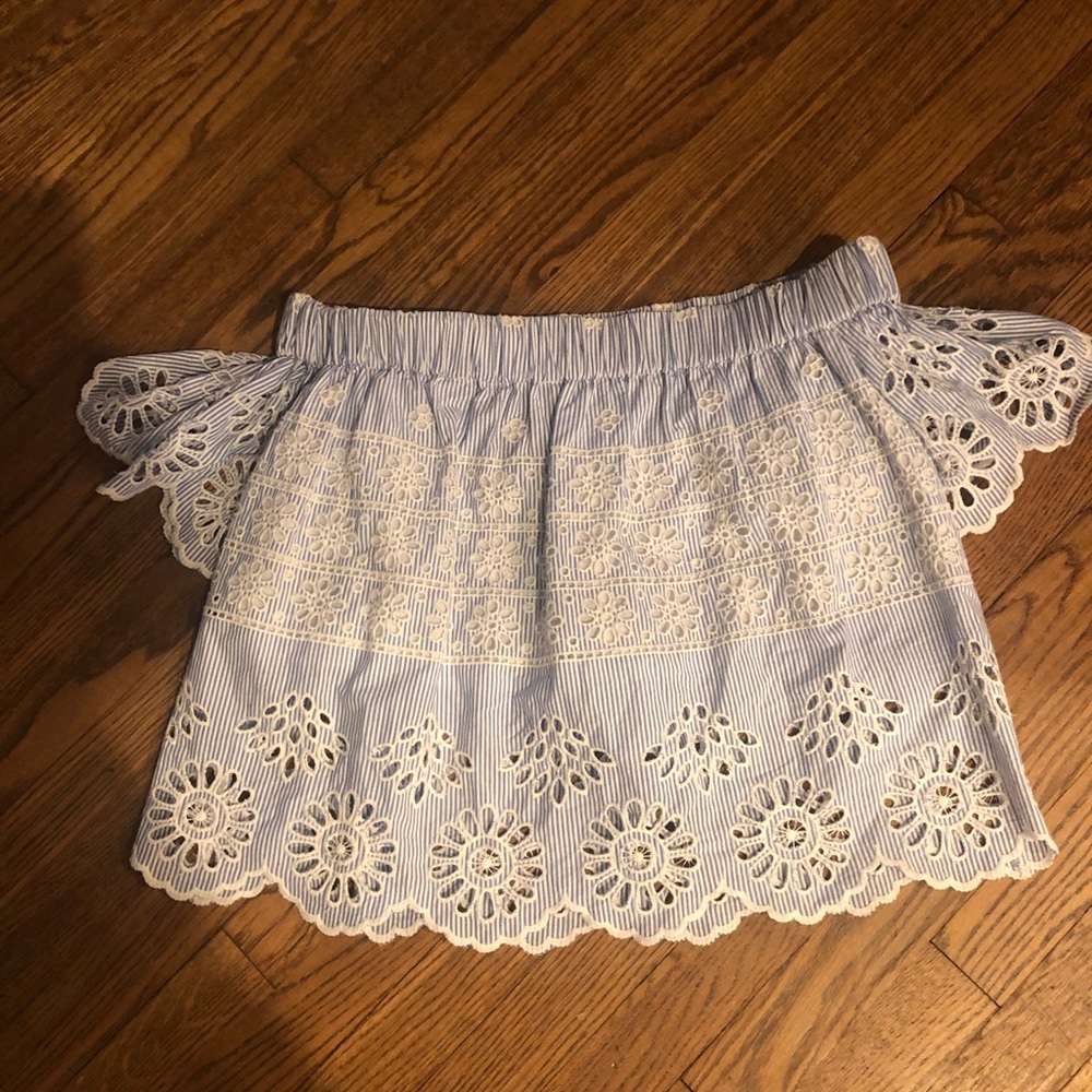 SEA NY off the shoulder top.